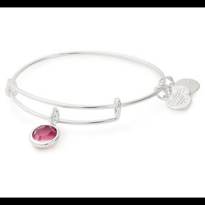 Pink Alex and Ani bracelet (silver)